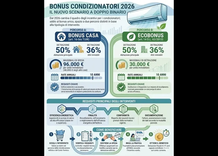 BONUS FISCALI CLIMATIZZATORI 2025: COME RISPARMIARE INSTALLANDO UN IMPIANTO