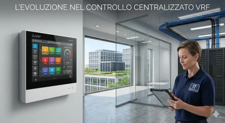 NUOVI CONTROLLI CENTRALIZZATI MITSUBISHI ELECTRIC AE-C400 ED EW-C50: L’EVOLUZIONE NELLA GESTIONE DEGLI IMPIANTI VRF