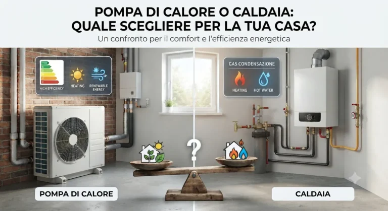 POMPA DI CALORE O CALDAIA: QUALE SCEGLIERE PER LA TUA CASA?