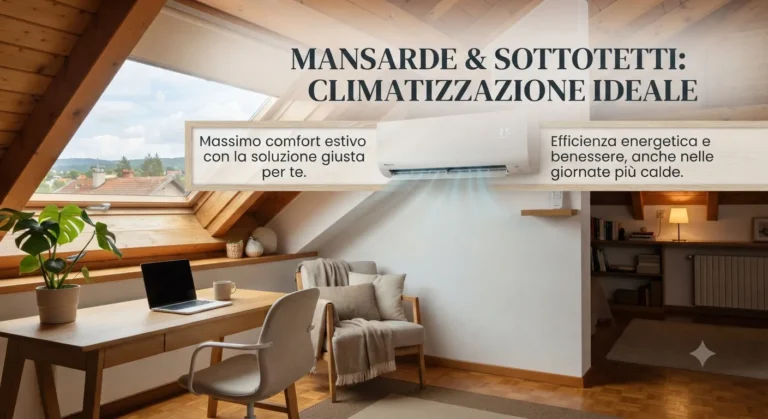 MANSARDE E SOTTOTETTI: QUALE CLIMATIZZATORE SCEGLIERE PER IL MASSIMO COMFORT