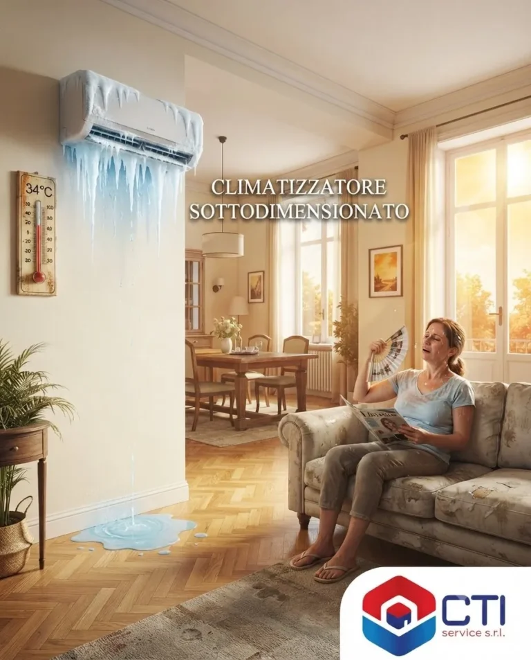 CLIMATIZZATORE SOTTODIMENSIONATO: I SEGNALI DA NON SOTTOVALUTARE