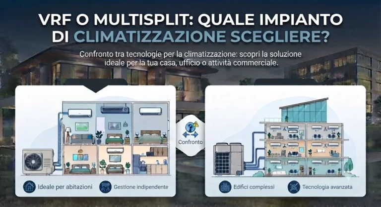 VRF O MULTISPLIT? QUALE IMPIANTO DI CLIMATIZZAZIONE SCEGLIERE?