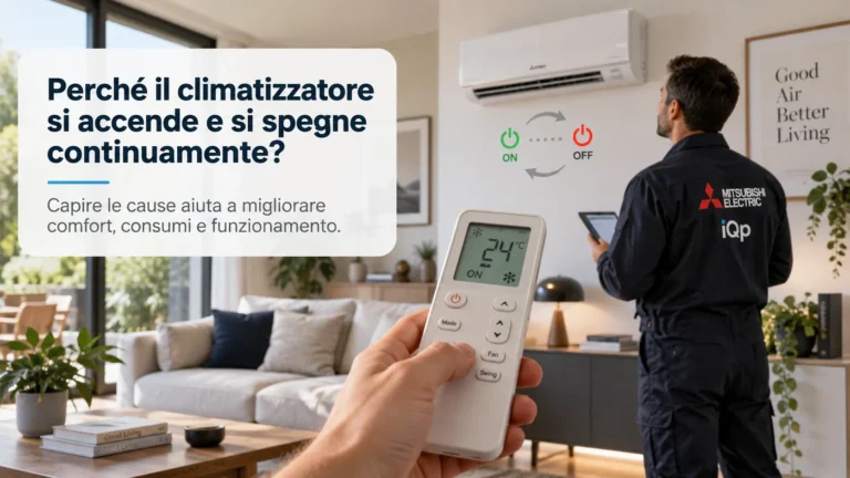 PERCHE’ IL CLIMATIZZATORE SI ACCENDE E SI SPEGNE CONTINUAMENTE?