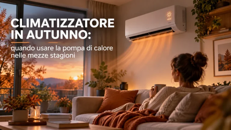 CLIMATIZZATORE IN AUTUNNO: QUANDO USARE LA POMPA DI CALORE NELLE MEZZE STAGIONI