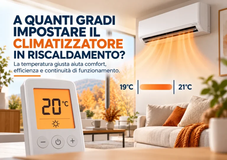 A QUANTI GRADI IMPOSTARE IL CLIMATIZZATORE IN RISCALDAMENTO?